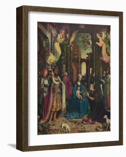 'The Adoration of the Kings', c1510, (1912)-Jan Gossaert-Framed Giclee Print