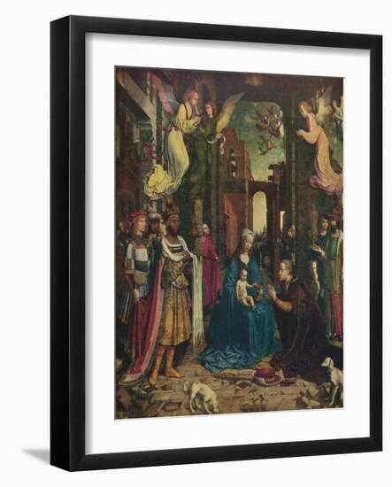 'The Adoration of the Kings', c1510, (1912)-Jan Gossaert-Framed Giclee Print