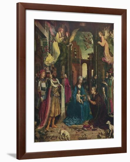 'The Adoration of the Kings', c1510, (1912)-Jan Gossaert-Framed Giclee Print