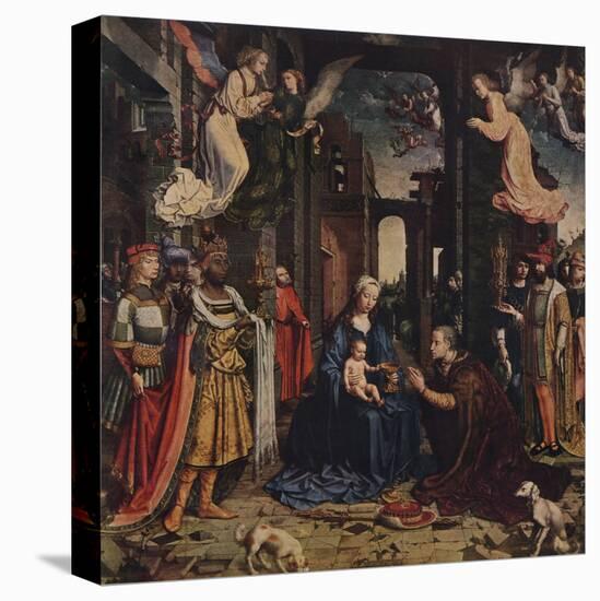 The Adoration of the Kings, c1510, (1938)-Jan Gossaert-Stretched Canvas