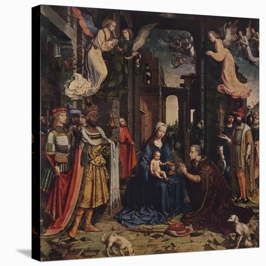 The Adoration of the Kings, c1510, (1938)-Jan Gossaert-Stretched Canvas