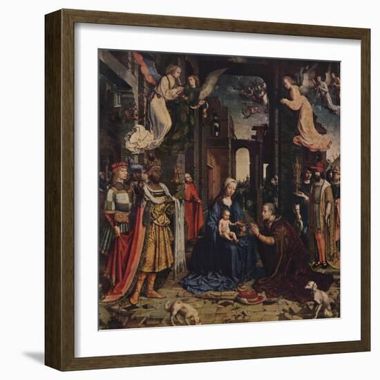 The Adoration of the Kings, c1510, (1938)-Jan Gossaert-Framed Giclee Print
