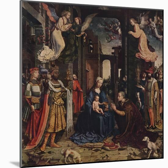 The Adoration of the Kings, c1510, (1938)-Jan Gossaert-Mounted Giclee Print