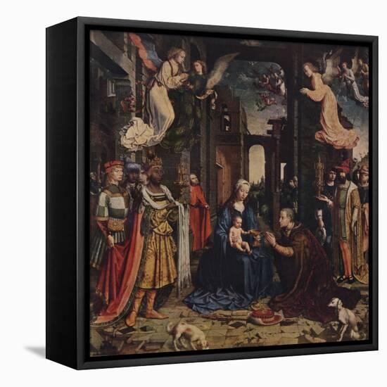 The Adoration of the Kings, c1510, (1938)-Jan Gossaert-Framed Stretched Canvas