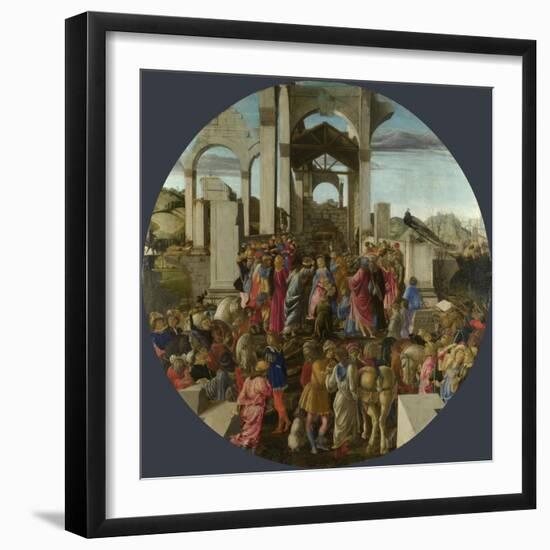 The Adoration of the Kings, Ca 1470-1475-Sandro Botticelli-Framed Giclee Print