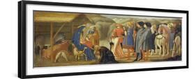 The Adoration of the Kings (Centre Predella), 1426-Masaccio-Framed Giclee Print