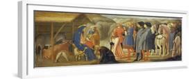 The Adoration of the Kings (Centre Predella), 1426-Masaccio-Framed Giclee Print