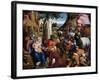 The Adoration of the Kings, Early 1540s-Jacopo Bassano-Framed Giclee Print