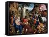 The Adoration of the Kings, Early 1540s-Jacopo Bassano-Framed Stretched Canvas