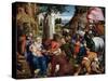 The Adoration of the Kings, Early 1540s-Jacopo Bassano-Stretched Canvas