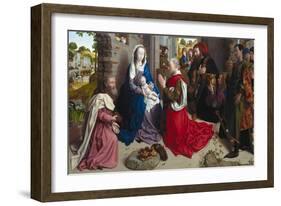 The Adoration of the Kings (Monforte Alta), Ca 1470-Hugo van der Goes-Framed Giclee Print