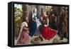 The Adoration of the Kings (The Monforte Altarpiece)-Hugo van der Goes-Framed Stretched Canvas