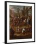 The Adoration of the Kings with Viceroy Pedro de Castro y Figueroa, Duke of La Conquista, 1741-Nicolas Enriquez-Framed Giclee Print