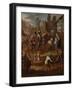 The Adoration of the Kings with Viceroy Pedro de Castro y Figueroa, Duke of La Conquista, 1741-Nicolas Enriquez-Framed Giclee Print