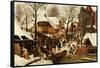 The Adoration of the Kings-Pieter Bruegel the Elder-Framed Stretched Canvas