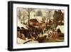 The Adoration of the Kings-Pieter Bruegel the Elder-Framed Premium Giclee Print