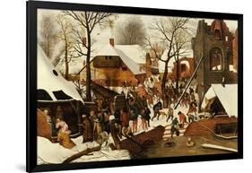 The Adoration of the Kings-Pieter Bruegel the Elder-Framed Giclee Print