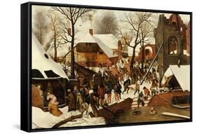 The Adoration of the Kings-Pieter Bruegel the Elder-Framed Stretched Canvas