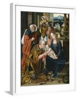 The Adoration of the Kings-Joos Van Cleve-Framed Giclee Print