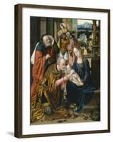 The Adoration of the Kings-Joos Van Cleve-Framed Giclee Print