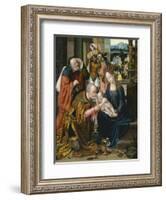 The Adoration of the Kings-Joos Van Cleve-Framed Giclee Print