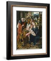 The Adoration of the Kings-Joos Van Cleve-Framed Giclee Print