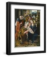 The Adoration of the Kings-Joos Van Cleve-Framed Giclee Print