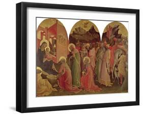 The Adoration of the Magi, 1422-Lorenzo Monaco-Framed Giclee Print