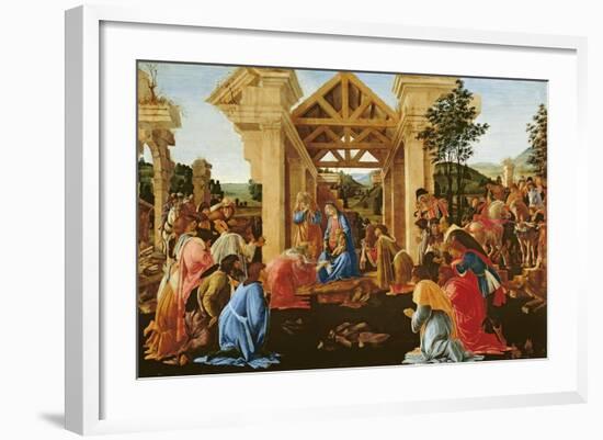 The Adoration of the Magi, 1481-82-Sandro Botticelli-Framed Giclee Print