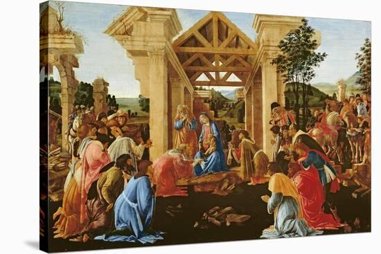 The Adoration of the Magi, 1481-82-Sandro Botticelli-Stretched Canvas