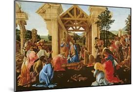 The Adoration of the Magi, 1481-82-Sandro Botticelli-Mounted Giclee Print