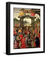 The Adoration of the Magi, 1488-Domenico Ghirlandaio-Framed Giclee Print