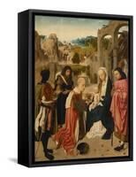 The Adoration of the Magi, 1490-Jans Geertgen tot Sint-Framed Stretched Canvas