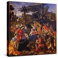 The Adoration of the Magi, 1496-Filippino Lippi-Stretched Canvas