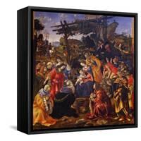 The Adoration of the Magi, 1496-Filippino Lippi-Framed Stretched Canvas