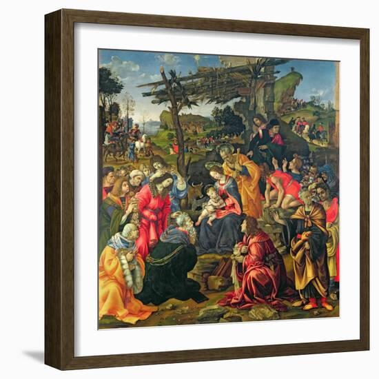 The Adoration of the Magi, 1496-Filippino Lippi-Framed Giclee Print