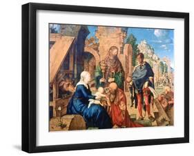 The Adoration of the Magi, 1504-Albrecht Durer-Framed Giclee Print