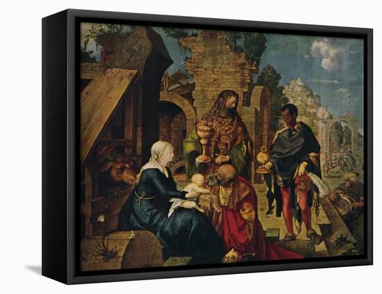 'The Adoration of the Magi', 1504-Albrecht Durer-Framed Stretched Canvas