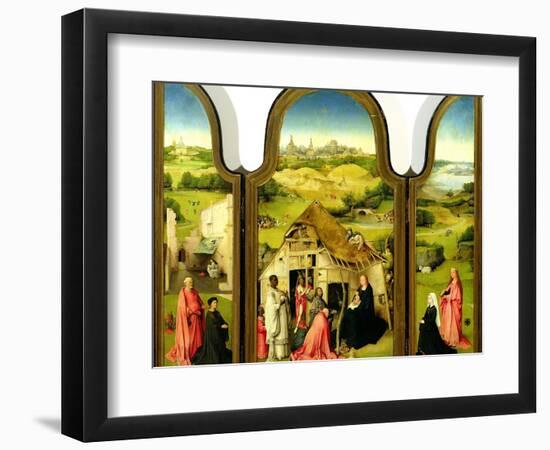 The Adoration of the Magi, 1510-Hieronymus Bosch-Framed Giclee Print