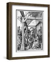The Adoration of the Magi, 1511-Albrecht Dürer-Framed Giclee Print