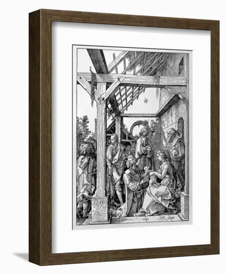 The Adoration of the Magi, 1511-Albrecht Dürer-Framed Giclee Print