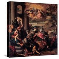 The Adoration of the Magi, 1580-Ippolito Scarsellino-Stretched Canvas