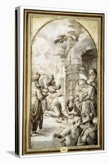 The Adoration of the Magi, 1597-Caspar Fraisinger-Stretched Canvas