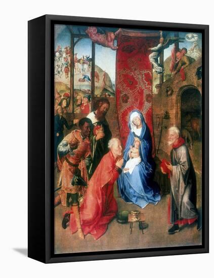 The Adoration of the Magi, 15th Century-Hugo van der Goes-Framed Stretched Canvas