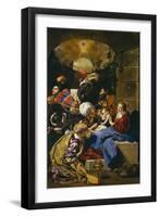 'The Adoration of the Magi', 1612-1614, Spanish School, Oil on canvas, 315 cm x 174,5 cm-JUAN BAUTISTA MAYNO-Framed Premium Giclee Print