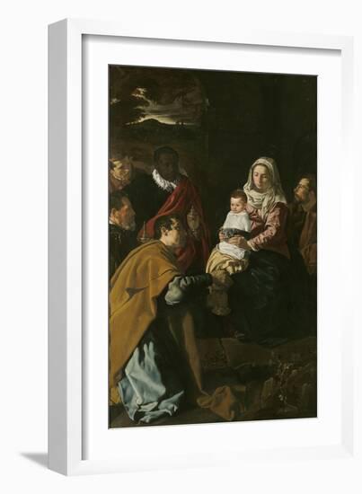 The Adoration of the Magi, 1619-Diego Velazquez-Framed Giclee Print