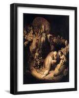 The Adoration of the Magi, 1632-Rembrandt van Rijn-Framed Giclee Print