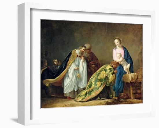 The Adoration of the Magi, 1638-Pieter Fransz. de Grebber-Framed Giclee Print