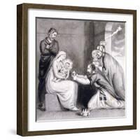 The Adoration of the Magi, 19th Century-null-Framed Giclee Print