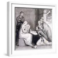 The Adoration of the Magi, 19th Century-null-Framed Giclee Print